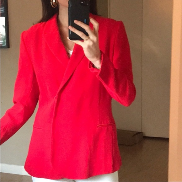 & Other Story Tailored Blazer in red - Picture 4 of 5
